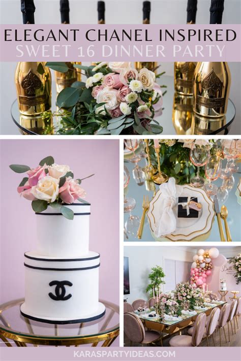 chanel inspired sweet 16
